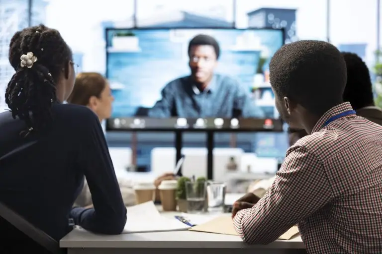 A company team learning together